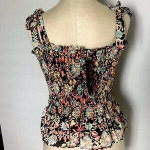 Rachel Zoe stretchy floral crop top